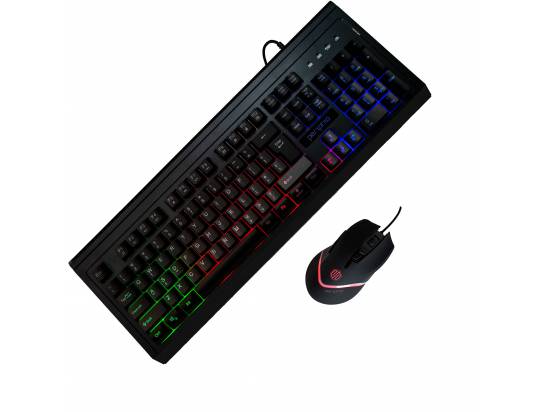 Periphio Gaming Keyboard & Mouse Combo