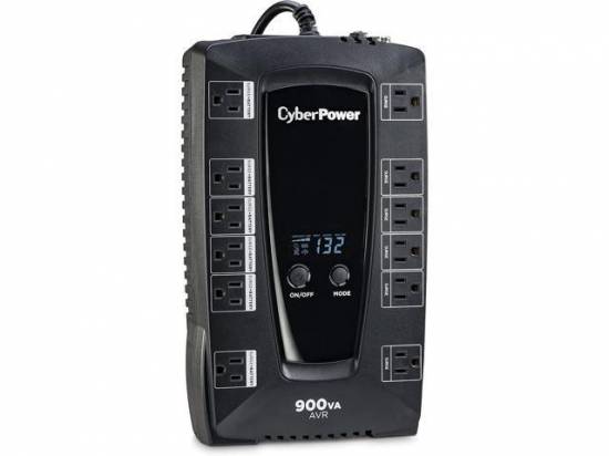 Cyberpower Intelligent 12 Outlet 900VA 480W LCD UPS System 