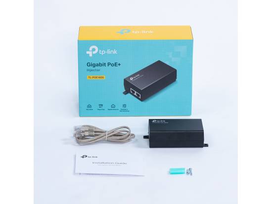 TP-LINK TL-POE160S IEEE802.3af/at 30W PoE+ Power Injector TP-LINK TL-POE160S IEEE802.3af/at 30W PoE+ Power Injector