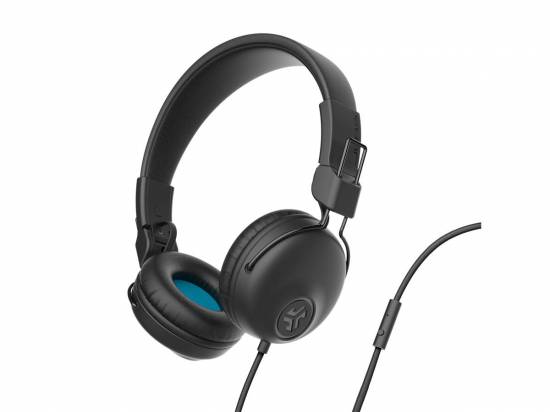 JLab Audio Studio Wired On-Ear Headphones - Black