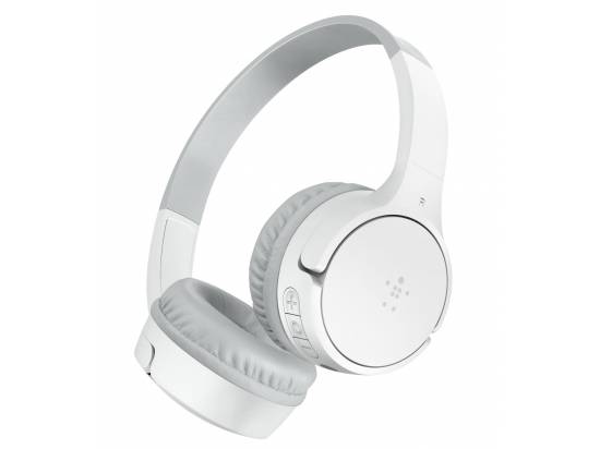 Belkin Soundform Wired/Wireless On-Ear Headphones For Kids - White