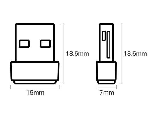 TP-LINK AC600 2.4 GHz 5 GHz Nano Wireless USB Adapter TP-LINK AC600 2.4 GHz 5 GHz Nano Wireless USB Adapter