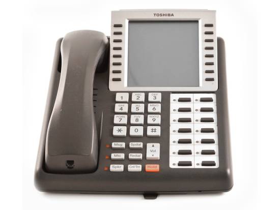 Toshiba Strata DKT3214-SDL 14-Button Charcoal Large Display Speakerphone - Grade B Toshiba Strata DKT3214-SDL 14-Button Charcoal Large Display Speakerphone - Grade B