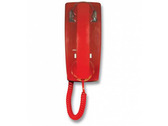 Viking Electronics Hotline Wall Phone Red