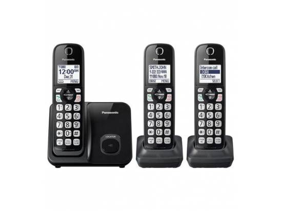 Panasonic KX-TGD513B Black 3HS Cordless Telephone