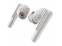 Poly Voyager Free 60+ Microsoft Teams White Sand Wireless Earbuds w/ Touchscreen Charging Case - USB-A
