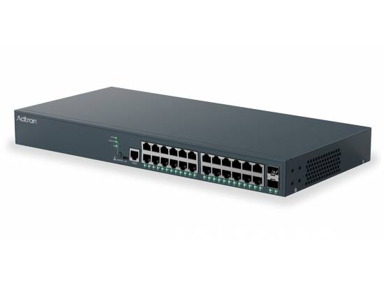 Adtran NetVanta 1560-24 24-Port Gigabit Ethernet PoE+ Switch
