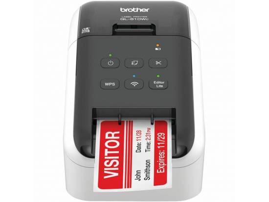 Brother QL-810WC Ultra Fast Wireless Network Direct Thermal Label Printer