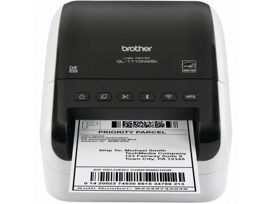 Brother QL-1110NWBC USB Bluetooth Direct Thermal Label Printer