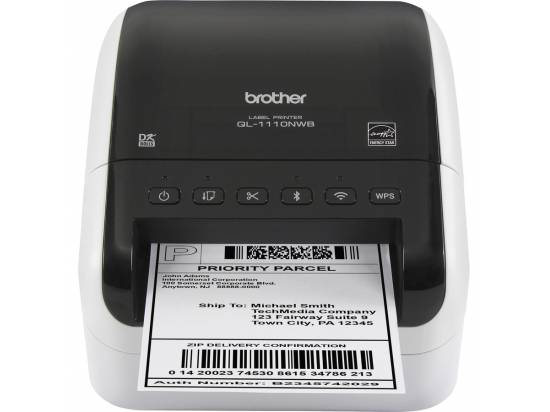 Brother QL-1110NWB USB Bluetooth Direct Thermal Label Printer