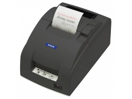 Epson TM-U220B Ethernet Dot Matrix Impact Receipt Printer - Black