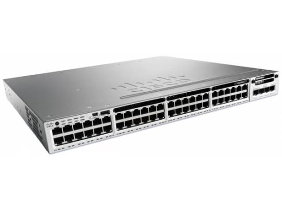 Cisco Catalyst 3850-48P-E 48-Port PoE+ L3 Managed Switch - Refurbished