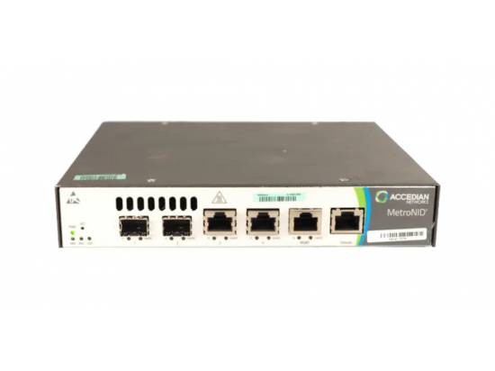 Accedian MetroNID GT-S Dual AC 501-052-01 4-Port Network Switch- Refurbished