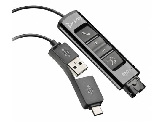 Poly DA85 Audio Processor USB-A/USB-C to Quick Disconnect