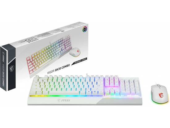 MSI Vigor GK30 Mouse & Keyboard Combo (White)
