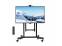 VIVO Black Electric Large TV Cart for 55" to 100" Screens