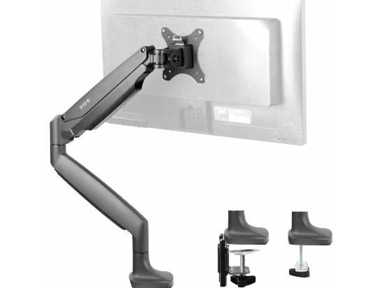 VIVO Pneumatic Arm Single Monitor Desk Mount