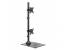 VIVO Dual Vertical Monitor Desk Stand with Glass Base