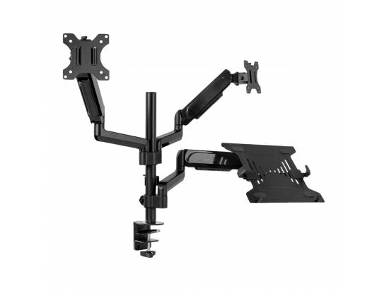 VIVO Pneumatic Arm Dual Monitor and Laptop Desk Mount
