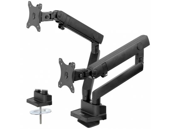 VIVO Mechanical Arm Dual Ultrawide Monitor Desk Mount