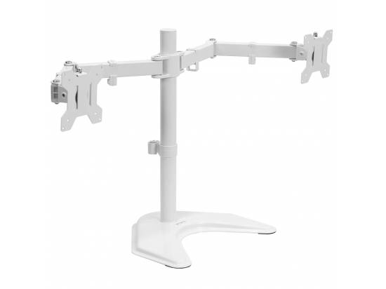 VIVO Dual Monitor Desk Stand up to 32" Screens - White