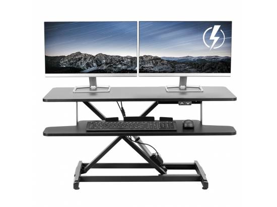VIVO 36" Black Electric Desk Riser (DESK-VE36B)