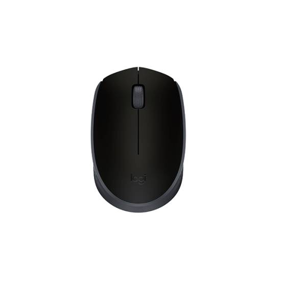 Logitech Core M170 Wireless Black Clamshell Mouse