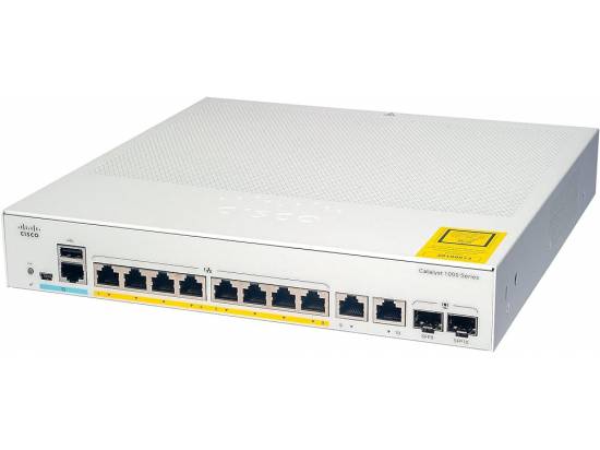 Cisco Catalyst 10/100/1000 PoE+ 8-Port Managed Switch (C1000-8P-E-2G-L)