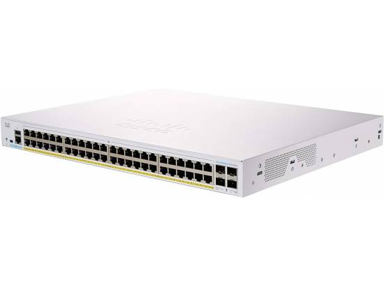 Cisco CBS50 48-Port 10/100/1000 PoE+ Managed Switch (CBS350-48P-4X-NA)