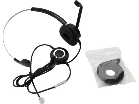 Spracht ZumRJ9M Universal Deskphone Monaural Wired Headset - Grade A Spracht ZumRJ9M Universal Deskphone Monaural Wired Headset - Grade A