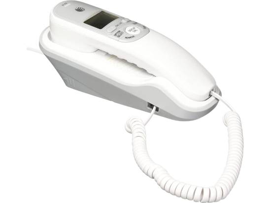 AT&T TR1909 Trimline CID/CW White Corded Phone AT&T TR1909 Trimline CID/CW White Corded Phone