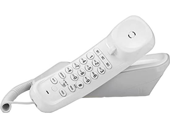 AT&T TR1909 Trimline CID/CW White Corded Phone AT&T TR1909 Trimline CID/CW White Corded Phone