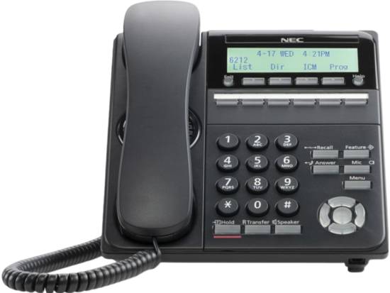 NEC DT900 ITK-6D-1 6-Button IP Phone - Black NEC DT900 ITK-6D-1 6-Button IP Phone - Black