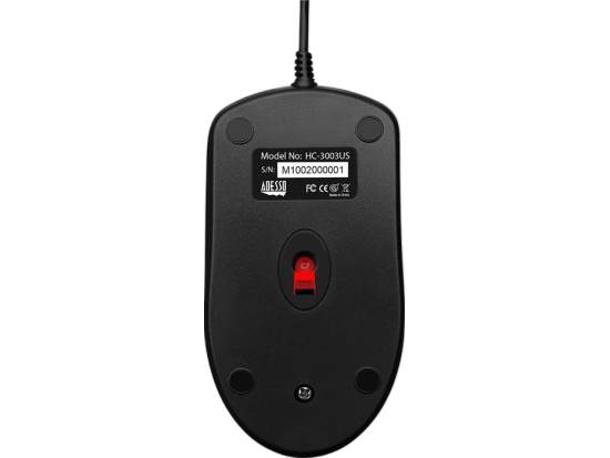 Adesso HC-3003 USB Optical Mouse w/Metal Scroll Wheel Adesso HC-3003 USB Optical Mouse w/Metal Scroll Wheel