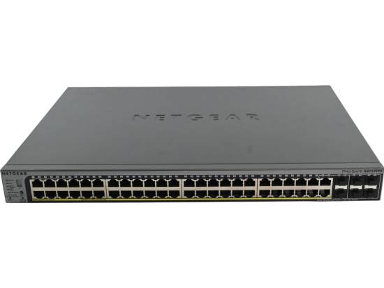 Netgear Prosafe GS752TPSB 48-Port Gigabit Stackable PoE Switch - Refurbished Netgear Prosafe GS752TPSB 48-Port Gigabit Stackable PoE Switch - Refurbished
