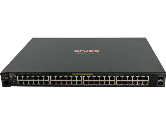 HP Aruba 2530 48G PoE+ 2SFP+ 10/100/1000 Switch (J9853A) - Refurbished HP Aruba 2530 48G PoE+ 2SFP+ 10/100/1000 Switch (J9853A) - Refurbished