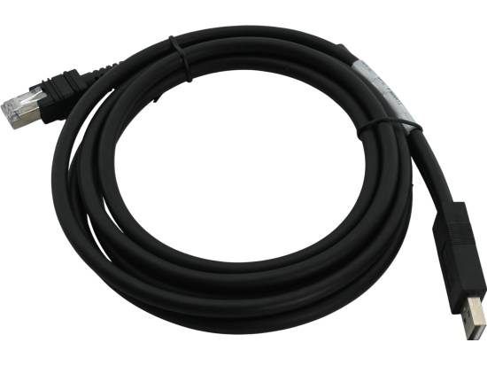 Zebra USB Data Transfer Cable - 7 ft for Barcode Scanner - USB-A to RJ-45 Zebra USB Data Transfer Cable - 7 ft for Barcode Scanner - USB-A to RJ-45