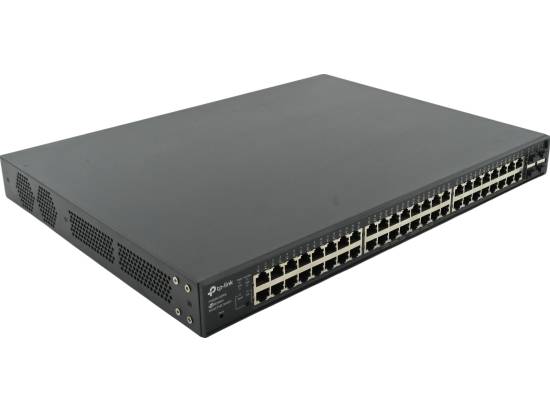 TP-Link JetStream T1600G-52PS 48-Port Gigabit Smart PoE+ Switch w/ 4 SFP Slots - Refurbished TP-Link JetStream T1600G-52PS 48-Port Gigabit Smart PoE+ Switch w/ 4 SFP Slots - Refurbished