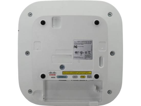 Cisco Aironet 2702I AIR-CAP2702I-B-K9 V01 Wireless Access Point - Refurbished Cisco Aironet 2702I AIR-CAP2702I-B-K9 V01 Wireless Access Point - Refurbished