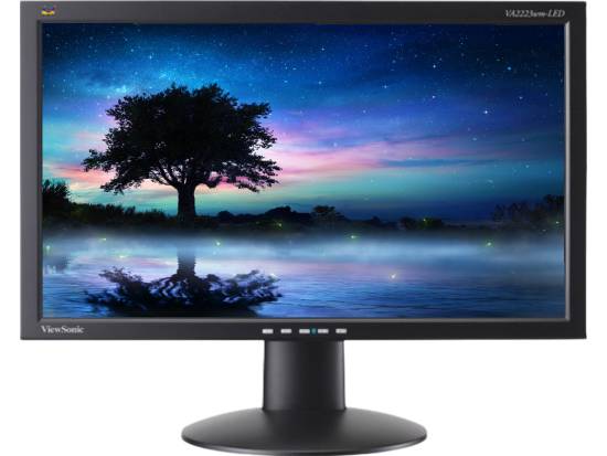 ViewSonic VA2223wm 22" Widescreen Black LCD Monitor - Grade B ViewSonic VA2223wm 22" Widescreen Black LCD Monitor - Grade B