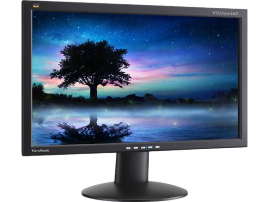 ViewSonic VA2223wm 22" Widescreen Black LCD Monitor - Grade B ViewSonic VA2223wm 22" Widescreen Black LCD Monitor - Grade B