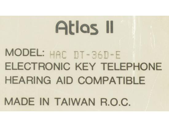 Atlas Digital ISDN LCD Phone Handset Receiver Headset DT 36D ET 24 BTN Black NEW 