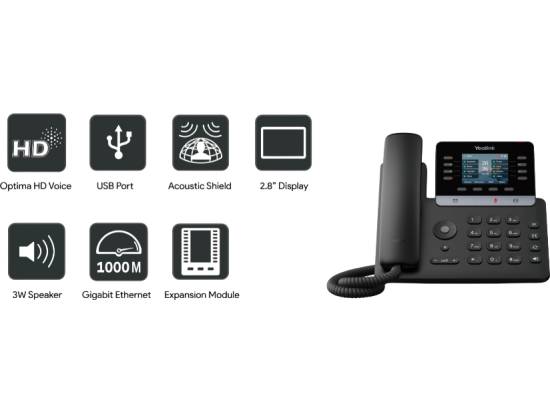 Yealink SIP-T73U Gigabit Business IP Phone w/ 2.8-inch LCD Screen Yealink SIP-T73U Gigabit Business IP Phone w/ 2.8-inch LCD Screen