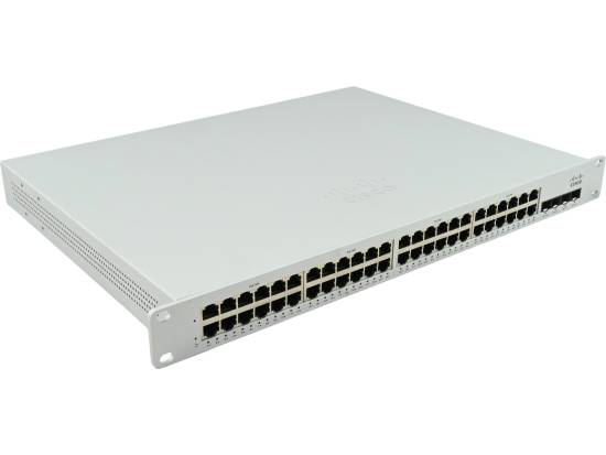 Cisco Meraki MS210-48FP 48-Port PoE Gigabit Stackable Switch - Refurbished Cisco Meraki MS210-48FP 48-Port PoE Gigabit Stackable Switch - Refurbished