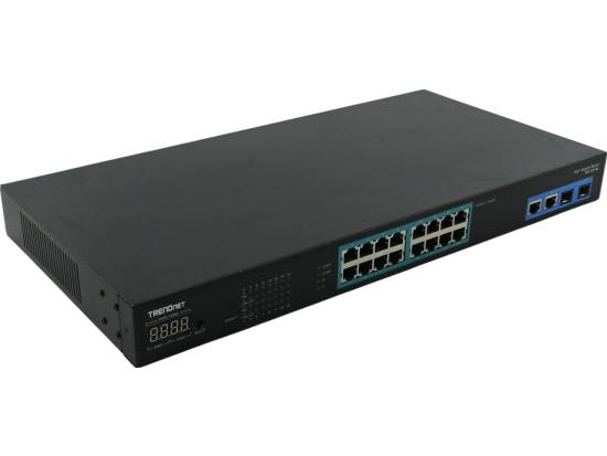 TRENDnet TPE-3018L 18-Port Gigabit NVR PoE+ Switch - Refurbished TRENDnet TPE-3018L 18-Port Gigabit NVR PoE+ Switch - Refurbished