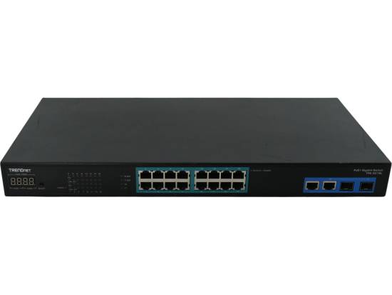 TRENDnet TPE-3018L 18-Port Gigabit NVR PoE+ Switch - Refurbished TRENDnet TPE-3018L 18-Port Gigabit NVR PoE+ Switch - Refurbished