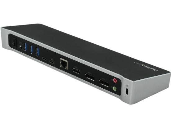 StarTech Triple 4K USB-C Docking Station w/ 60W Power Deliver (DK30CH2DPPD) - Refurbished StarTech Triple 4K USB-C Docking Station w/ 60W Power Deliver (DK30CH2DPPD) - Refurbished