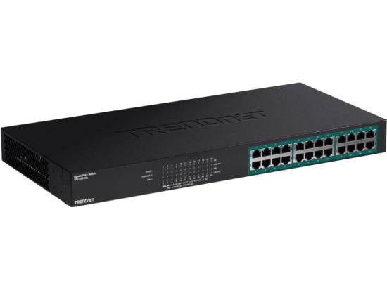 TRENDnet TPE-TG240G 24-Port Gigabit PoE+ Switch - Refurbished TRENDnet TPE-TG240G 24-Port Gigabit PoE+ Switch - Refurbished