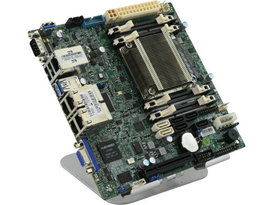 Supermicro MBD-A1SRI-2558F-0 Integrated Intel Atom C2558 Server Motherboard - Refurbished Supermicro MBD-A1SRI-2558F-0 Integrated Intel Atom C2558 Server Motherboard - Refurbished