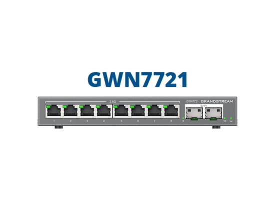 Grandstream GWN7721 8-Port Managed Gigabit Switch Grandstream GWN7721 8-Port Managed Gigabit Switch
